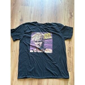 Billy‎ Idol Rebel Yell Graphic Tee Mens XL Black Rock Band Shirt